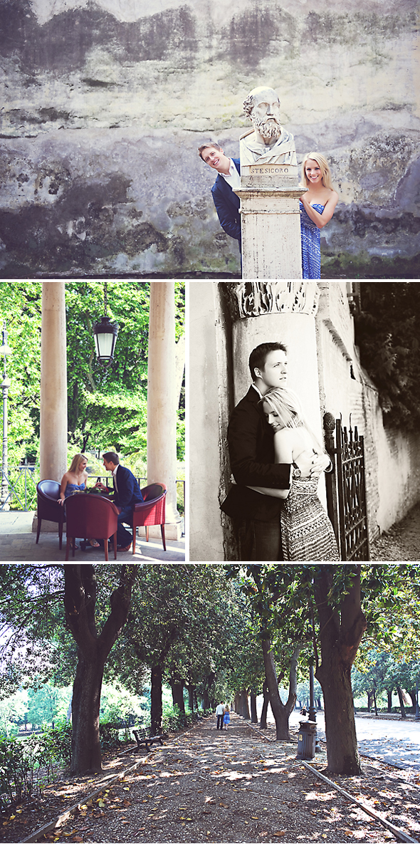 engagement photos in rome
