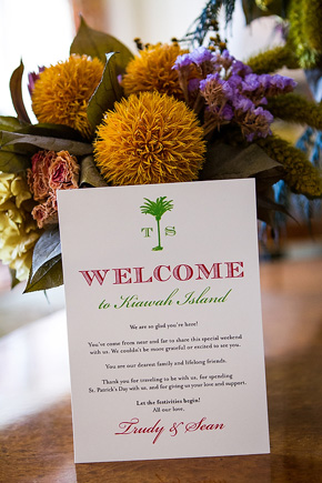 welcome bag wedding note