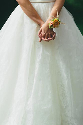 bridal corsage