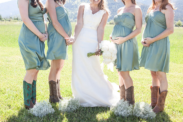 cowboy boot bridesmaids