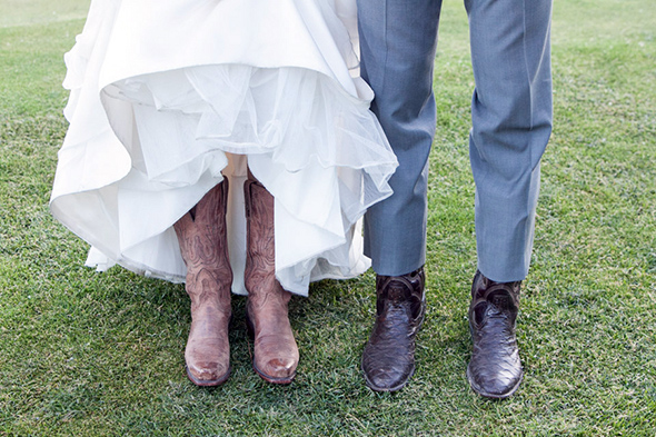 cowboy boot wedding