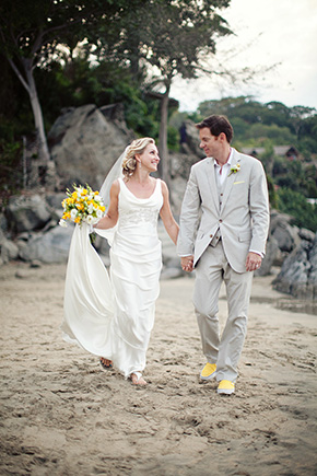 yellow and grey wedding