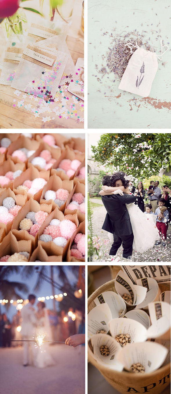 what to toss at a wedding ceremony 