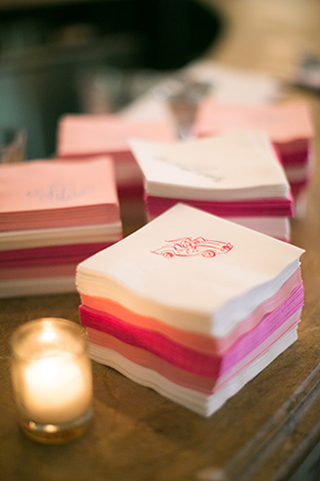custom wedding cocktail napkins 
