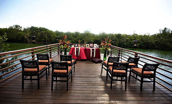 dock weddings riviera maya