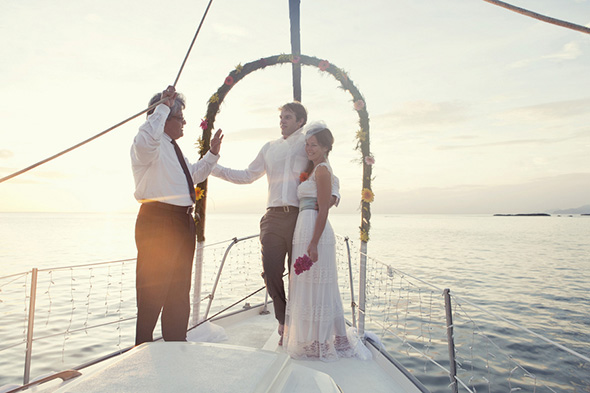 Nicaragua yacht wedding copy