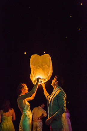 lantern release wedding