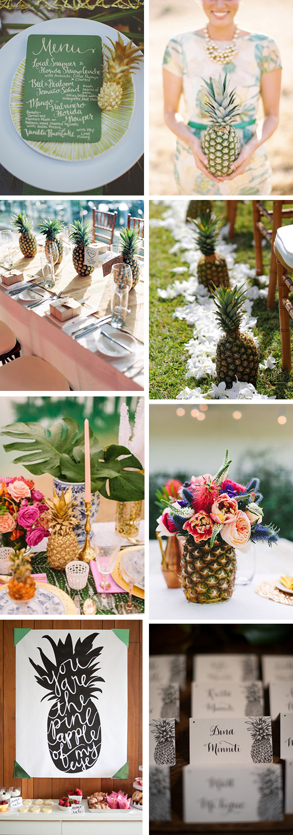 pineapple weddings