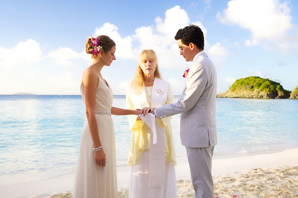 usvi beach wedding