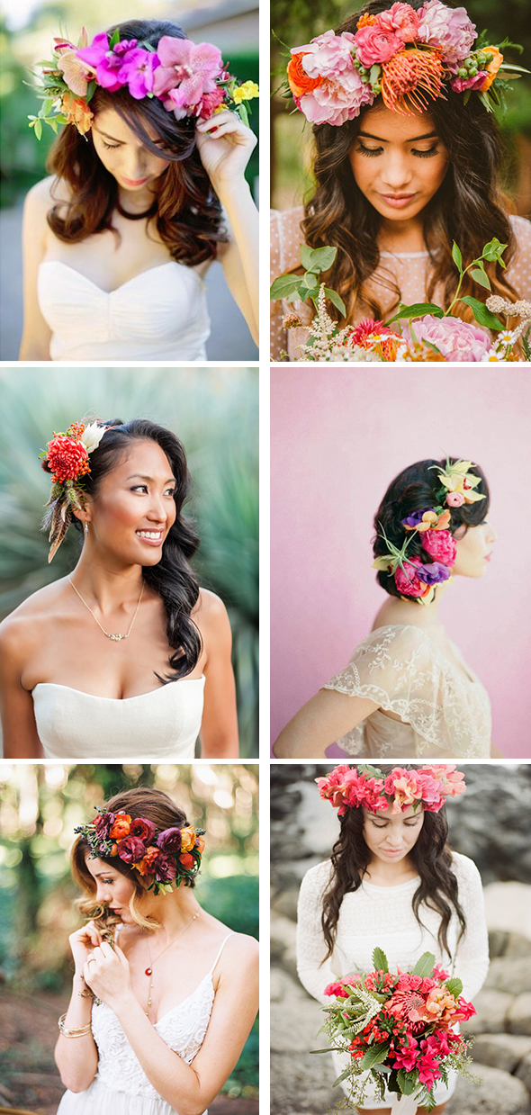 Tropical Wedding Hair Ideas