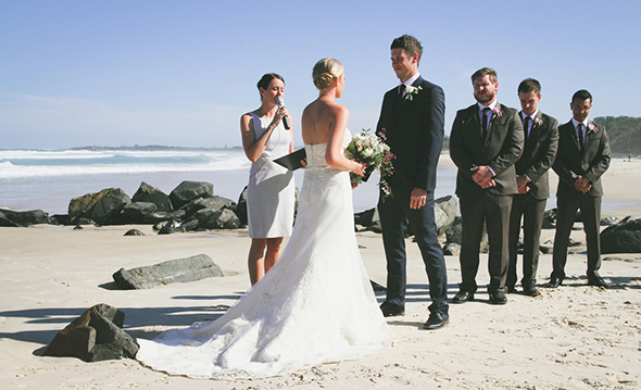 australian beach wedding