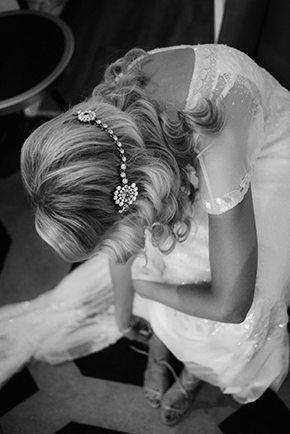 vintage bridal hair