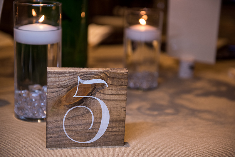 wooden table numbers