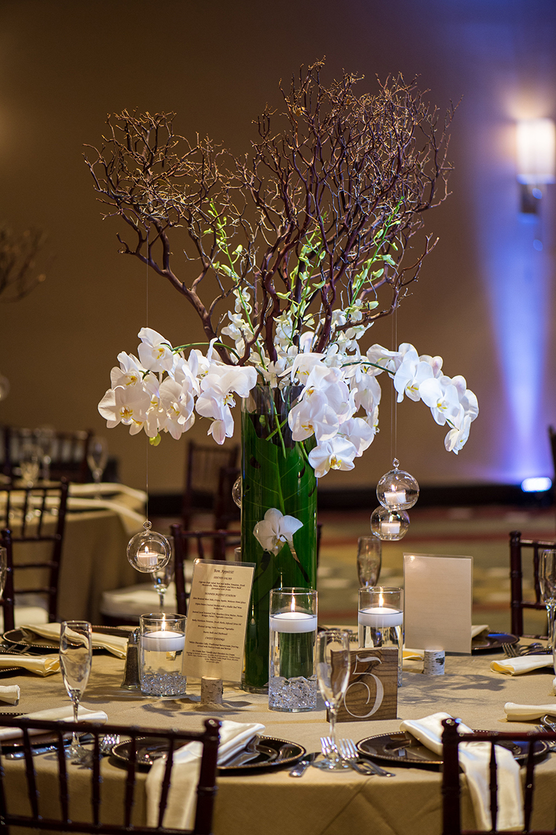 white orchid weddings