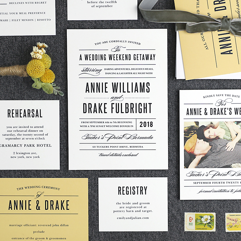 black-and-white-wedding-invitations
