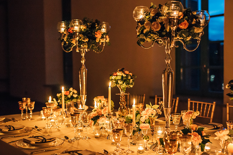 romantic wedding tables