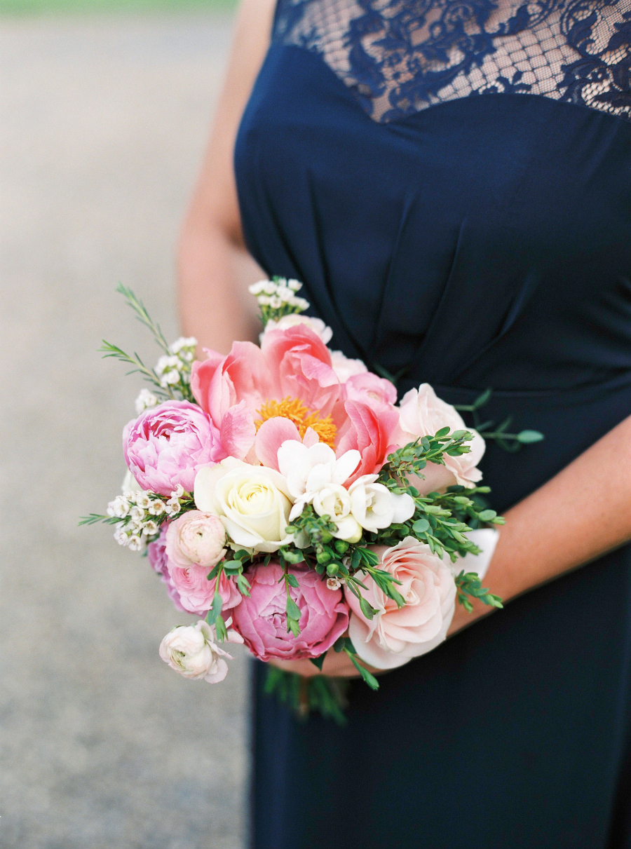 pink bridesmaid bouquet