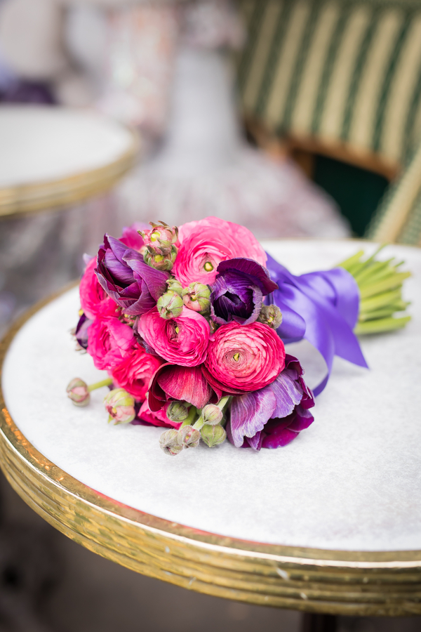 colorful bridal bouquets