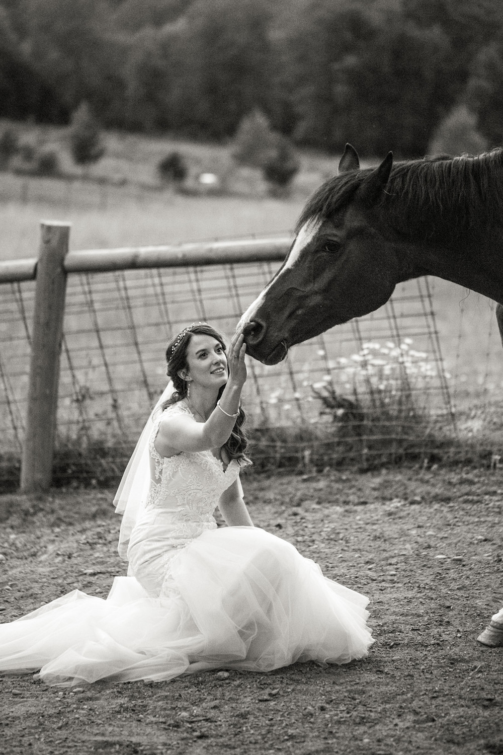 bride-with-horse-robert-evans-studio