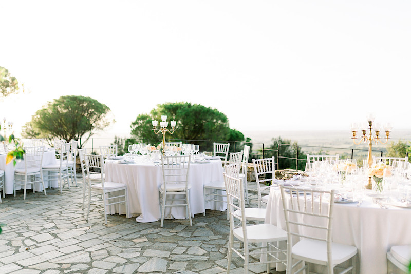 castle-wedding-in-tuscany-reception-décor