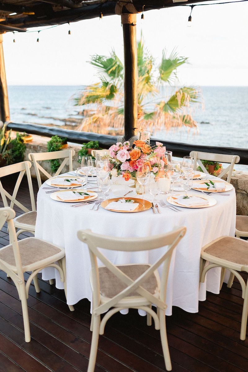 esperanza resort wedding table décor