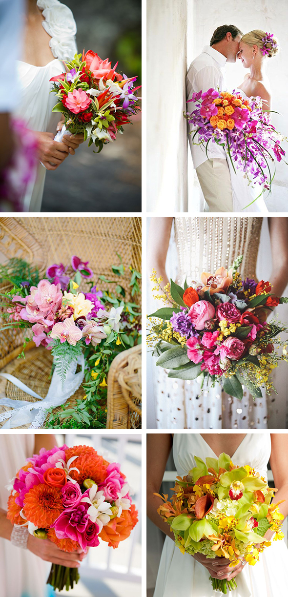 Beach Wedding Bouquets - The Destination Wedding Blog - Jet Fete by ...